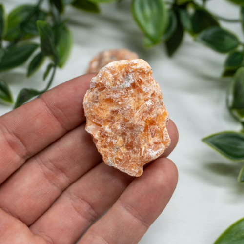 Small Raw Orchid Calcite Random