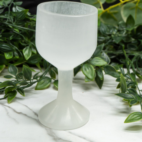 Selenite Wine Glass