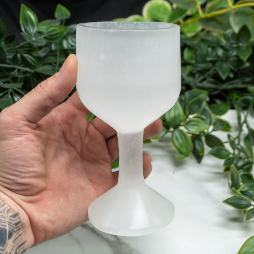 Selenite Wine Glass