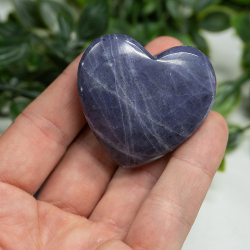 Medium Purple Opal Heart Random