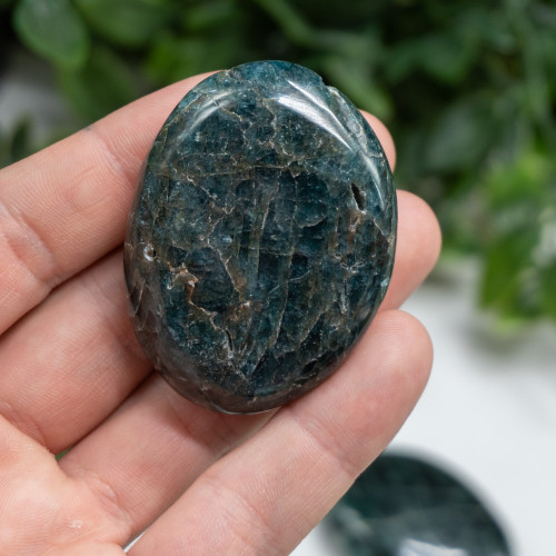 Small Green Apatite Palmstone