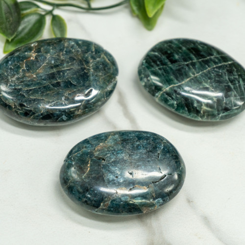 Small Green Apatite Palmstone