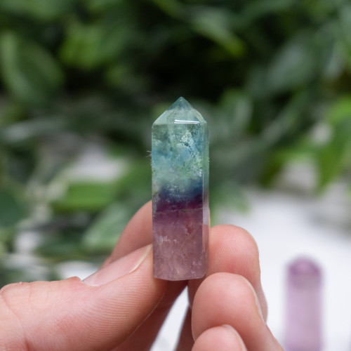 Mini Multi-Colored Fluorite Tower Random