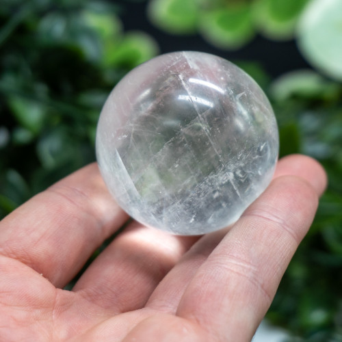 Small White Calcite Sphere Random