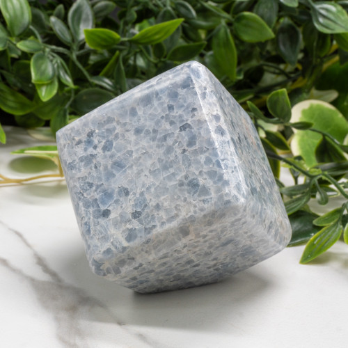 Blue Calcite Large Cube