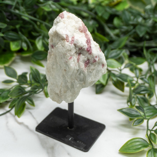 Medium Mounted Raw Pink Tourmaline Random