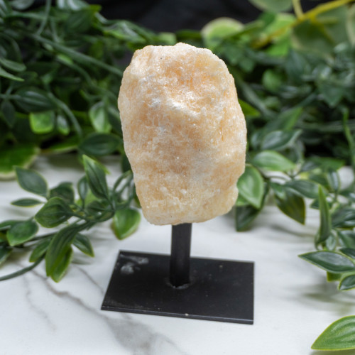 Medium Mounted Orange Calcite Random