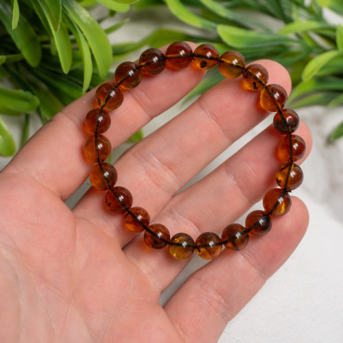 Amber 8mm Bracelet