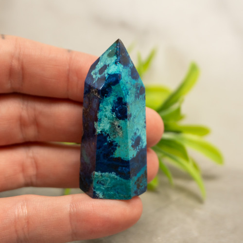 Shattuckite & Chrysocolla Tower #3