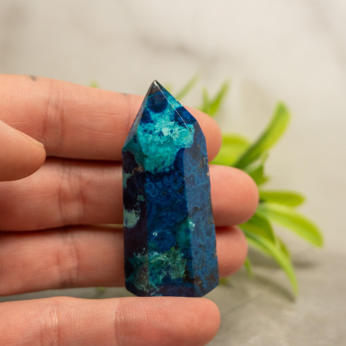 Shattuckite & Chrysocolla Tower #3