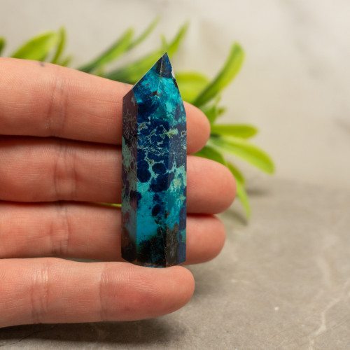 Shattuckite & Chrysocolla Tower #2