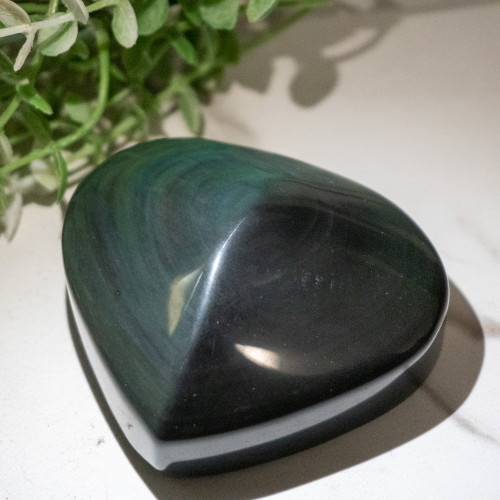 Rainbow Obsidian Heart #4