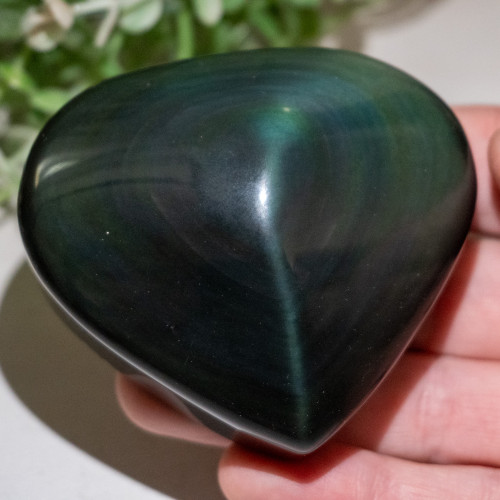 Rainbow Obsidian Heart #4