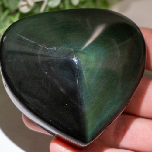 Rainbow Obsidian Heart #3