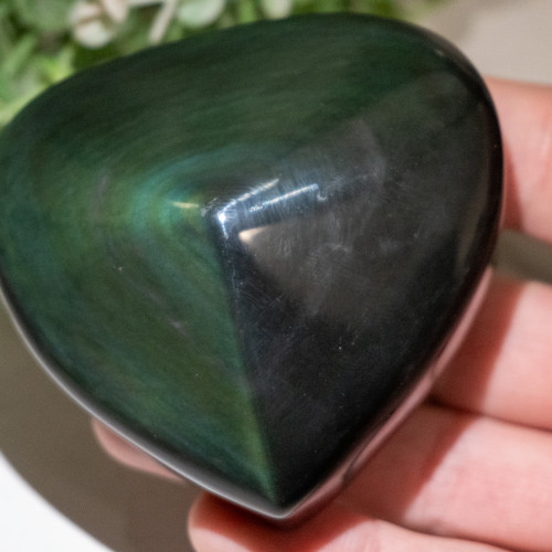 Rainbow Obsidian Heart #3