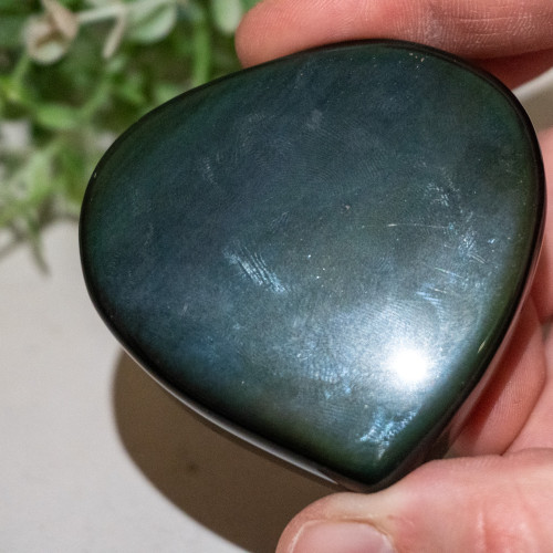 Rainbow Obsidian Heart #2