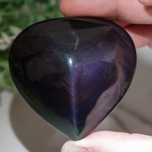 Rainbow Obsidian Heart #2