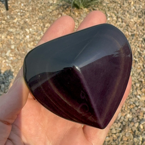 Rainbow Obsidian Heart #1