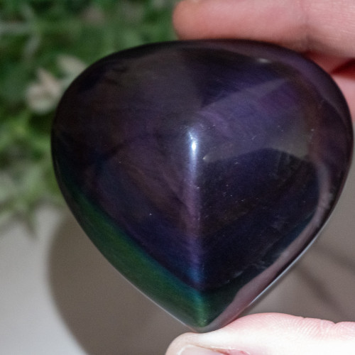 Rainbow Obsidian Heart #2