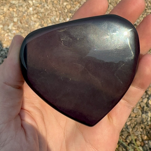 Rainbow Obsidian Heart #1