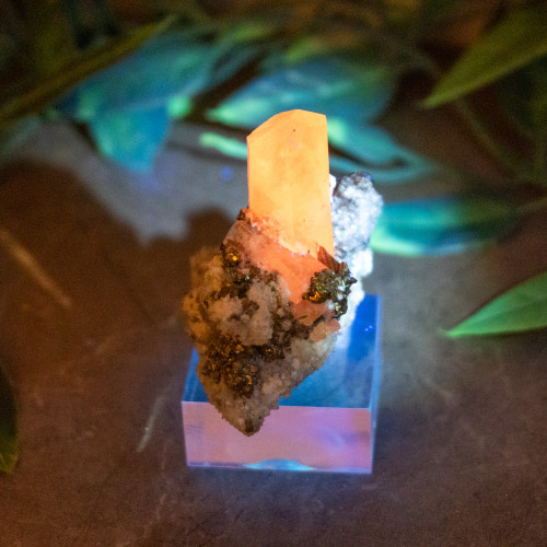 Pyrite & Mangano Calcite (UV Reactive) #5