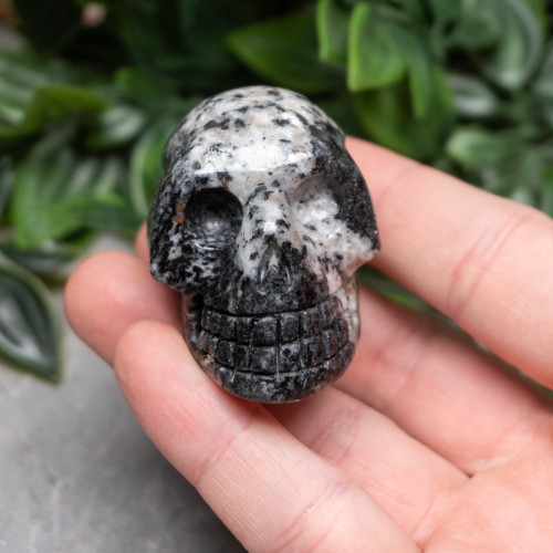 Orbicular Granite Skull