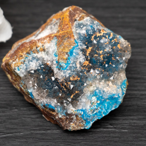 Smoky Quartz over Shattuckite #1