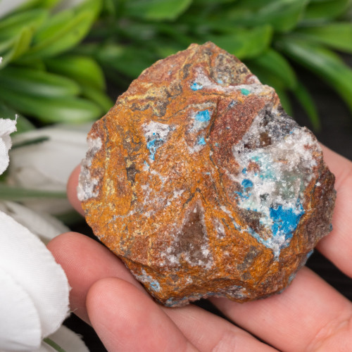 Smoky Quartz over Shattuckite #1