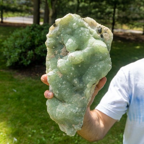 Large Prehnite with Epidote #1