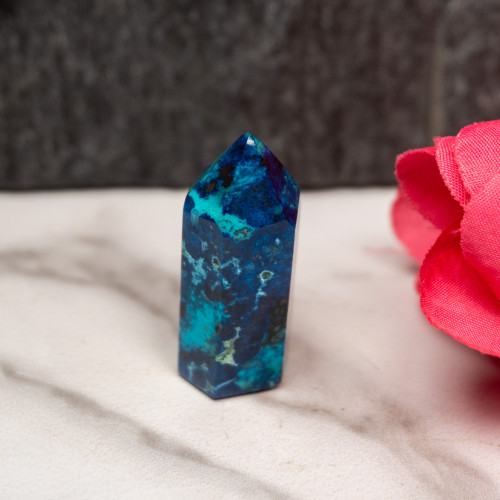 Shattuckite & Chrysocolla Tower #3