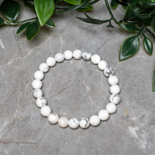 Howlite 8mm Bracelet