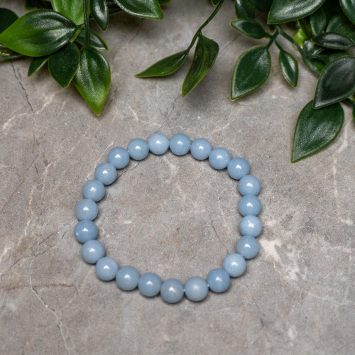 Angelite 8mm Bracelet