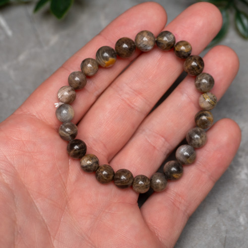 Black Moonstone 8mm Bracelet