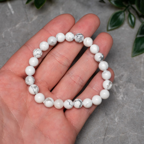 Howlite 8mm Bracelet