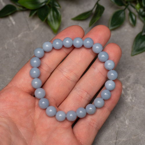 Angelite 8mm Bracelet