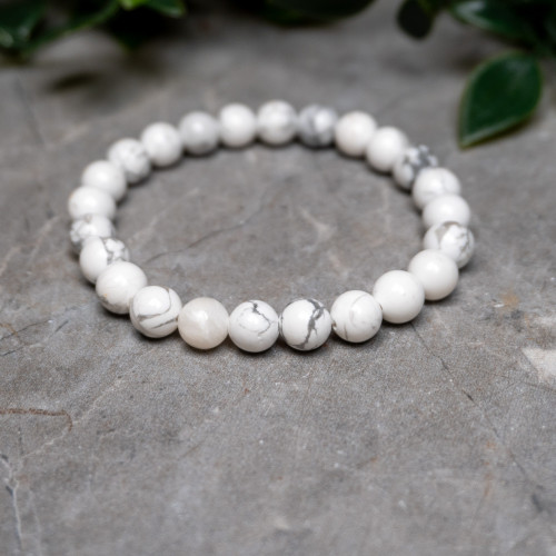 Howlite 8mm Bracelet