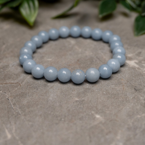 Angelite 8mm Bracelet