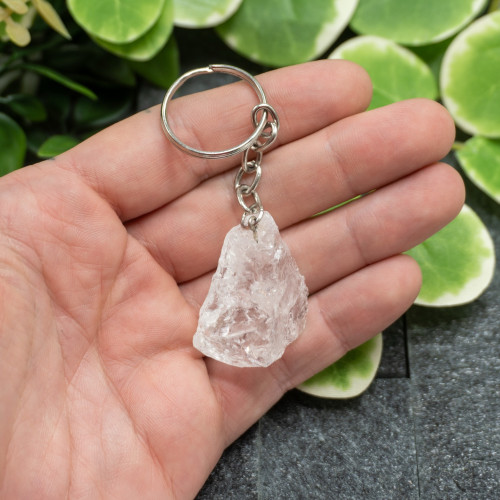 Quartz Raw Keychain