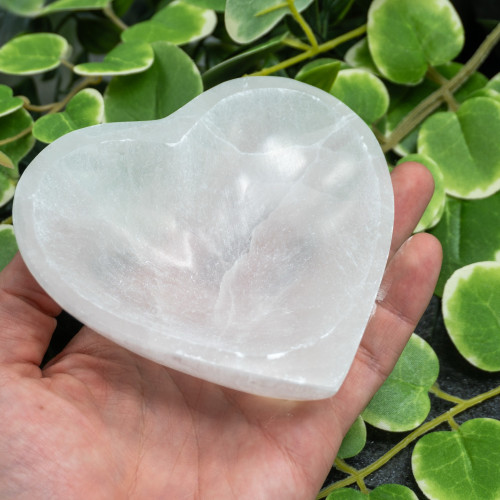 Selenite XL Heart Bowl