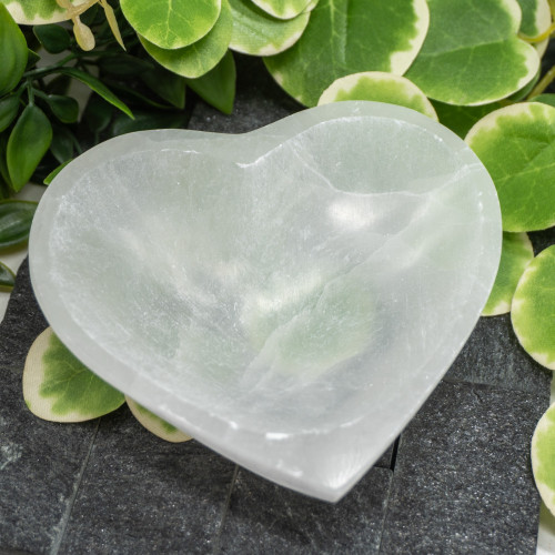 Selenite XL Heart Bowl