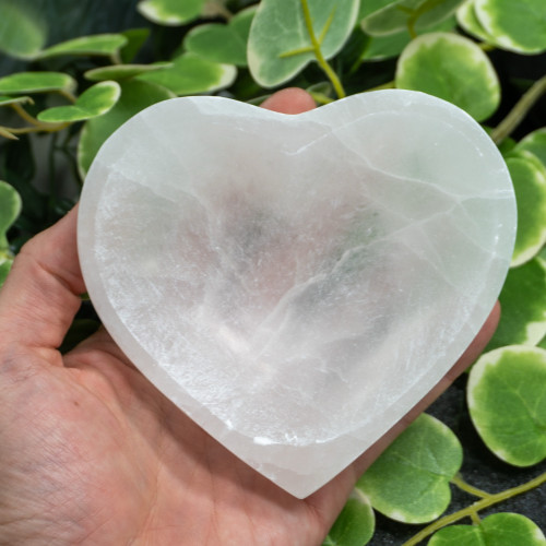 Selenite XL Heart Bowl