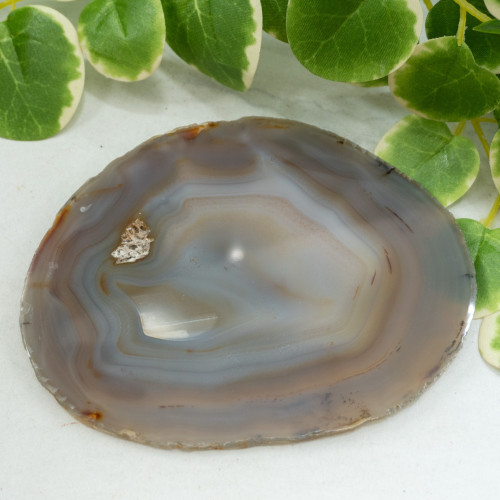 Banded Agate Polished Slice