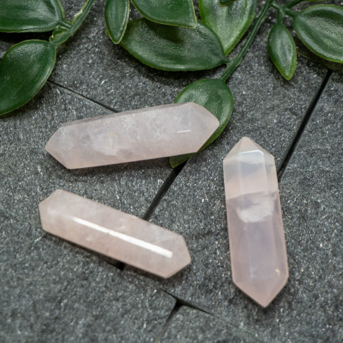 Rose Quartz Small Double Terminated Point