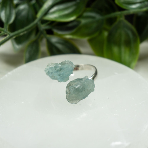 Adjustable Aquamarine Ring