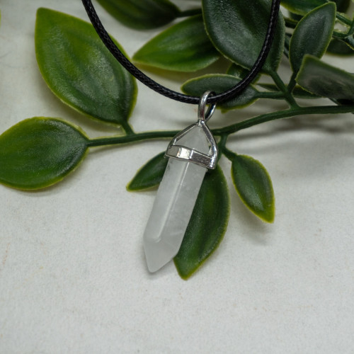 Quartz Mini Double Terminated Necklace