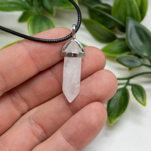 Quartz Mini Double Terminated Necklace