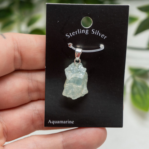 Aquamarine Raw Necklace