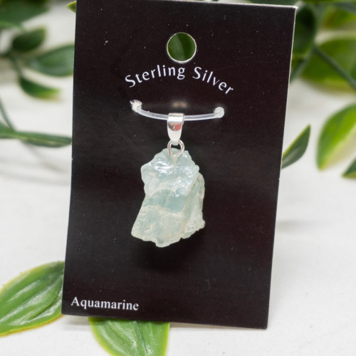 Aquamarine Raw Necklace