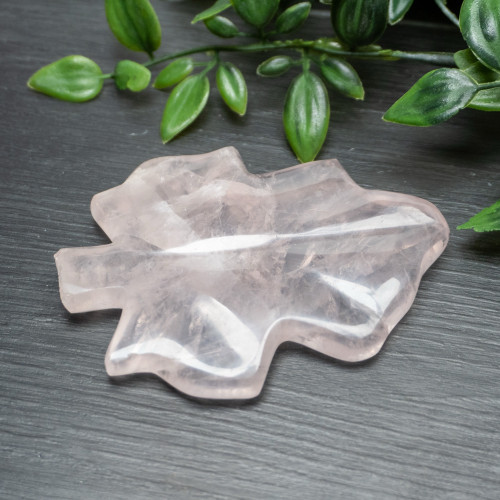 Rose Quartz Leaf Plate