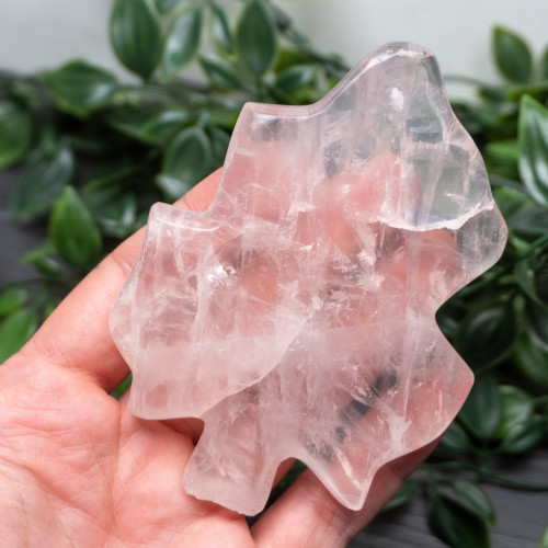 Rose Quartz Leaf Plate